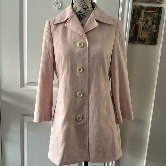 Y2K Vintage Marc Jacobs Jacket Blazer Baby Pink Cotton - Picture 7 of 12